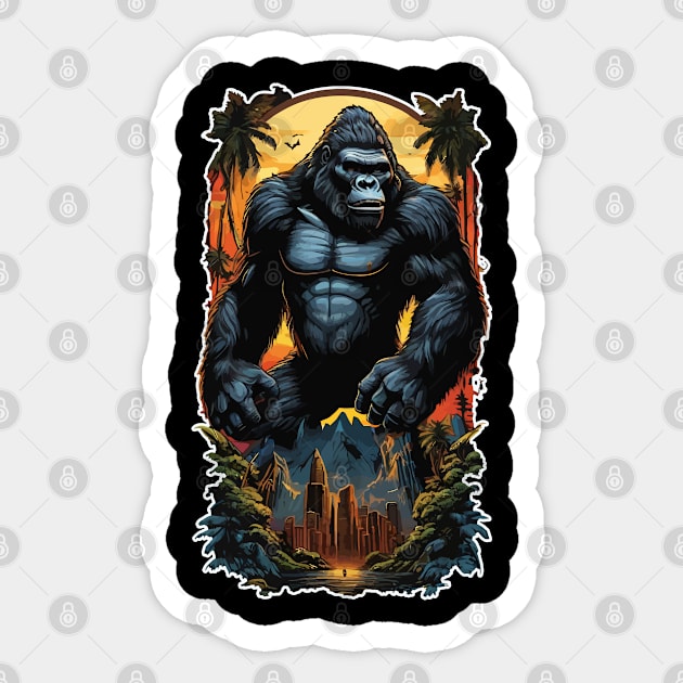 King Kong Sticker by ahmadist